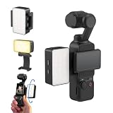 SmallRig バイカラー LED ビデオライト DJI Osmo Pocket 4 / 3用 650mAh バッテリー搭載 ミニビデオライト CCT モード 2700K-6500K 360° 調整可能 自撮り Vlog 録画 コンテンツクリエイター 写真家向け - 5733