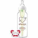 Dr Browns Special Edition Valentine Holiday 8 Ounce Options Bottle and Pacifier by Dr. Brown's