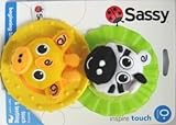 Sassy Jouet de dentition Beginning Bites - Jouet d'éveil pour bébé (Ensemble de 3)