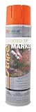 Seymour Of Sycamore 20-657 Stripe Inverted Tip Marker, Orange Fluorescent [並行輸入品]