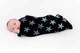 Cuski Sweet DreameezZ Black Bamboo Blanket - Midnight Stars by Cuski