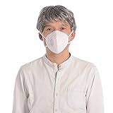 KANJEKANLE 再使用可能抗菌防塵通気性のある洗濯可能　運動マスク　静電コットン　レスピレータバルブ付く,高齢者向け,ブルー（青）