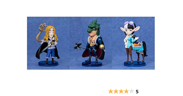 Amazon ワンピース ワールドコレクタブルフィギュア 百獣海賊団2 アソート３種セット ホーキンス ドレーク スピード フィギュア ドール 通販