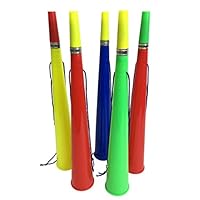 セレカジsize ブブゼラ ラッパ サッカー スポーツ観戦 応援グッズ メガホン カラフル 2本セット 1ページ ｇランキング