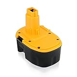 efluky 14.4V DC9091 Replacement Power Tool Battery for Dewalt DW9094 DW9091 DE9038 DE9091 DE9092 (Ye