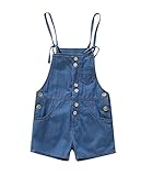 kidscoolベビー男の子/女の子ブルー調節可能なカーディガンショートオーバーオール US サイズ: 9 - 12 Months カラー: ブルー