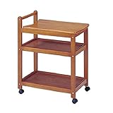 (エーハート)AHEART キッチンワゴン キャスター付き SI 66 ブラウン