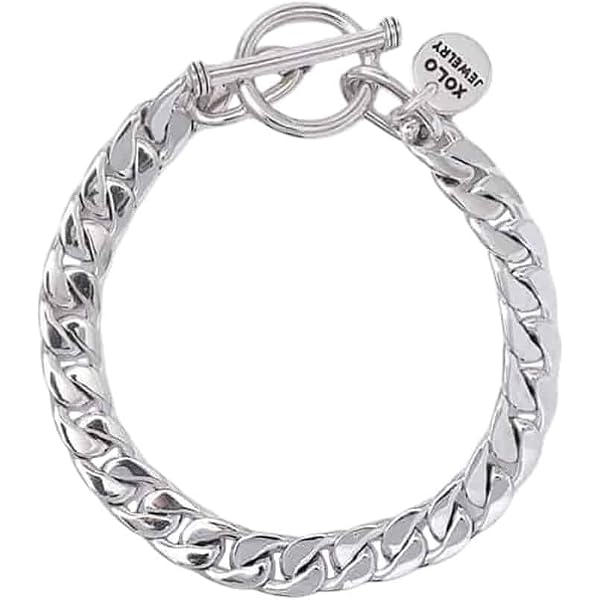 Amazon | [ショロ ジュエリー] Basic Link Bracelet -4mm- シルバー