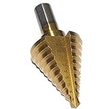 10 ステップ ドリル ビット 1/4 "、 3/8" 、 1/2 "、 5/8" 、 3/4 "、 7/8" 、 1 "、 1-1/8" 、 1-1/4 "、 1-3/8" チタン ステップ コーン