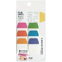 Amazon.co.jp: クラスタージャパン フィルムインデックスふせん厚口6色