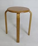 スツール　チェア　スタッキング　丸イス　木製 ブラウン hd-006 br