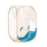 KYLIN Express 2pcsストレージバケット、ポリエステルランドリー服/おもちゃバスケットストレージバスケット折りたたみストレージボックス# A