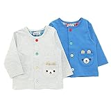 Piccolo (ピッコロ ) カーディガン (70～90cm) キムラタンの子供服 (34107-171b) グレー 70