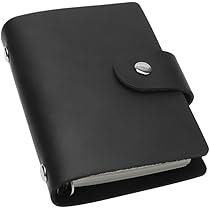 Amazon | NatSumeBasics レザー A8 バインダー メモ帳 ミニ 5