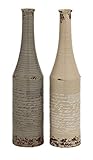 Deco 79 Ceramic Vase, 2 Assorted, 5 by 21' [並行輸入品]