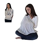 Infinity Nursing Scarf Breastfeeding Cover Ultra Soft Premium Jersey Polyester- 100% AZO free and Sa