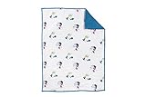 Nursery Works Organic Cotton Hand-Quilted Blanket, Oceanography by Nurseryworks