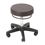 スツール ST ( リングレバータイプ ) 高さ43cm-55cm ブラウン [ エステスツール キャスター付き 昇降式 リングレバー オフィスチェア 丸椅子 スツール イス 椅子 チェア ]