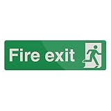 Fixman 400 x 125mm Fire Exit Sign
