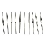 10個入り サンドペーパーマンドレル　スプリットマンドレル 斜辺 紙やすり用 シャンク径2.35mm