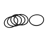 uxcell　 Oリング ゴム ブラック 53mm x 3.5mm x 46mm 5個入