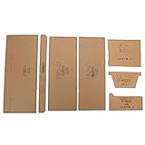 YAOGOHUA Geldbörsen Acryl Schablone transparentes Handbuch DIY Leder G