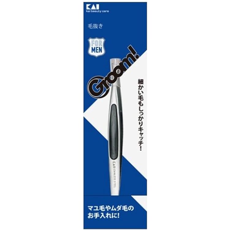 Amazon | 貝印 KAI オシャレ 毛抜き 先斜 すべり止め ピンセット