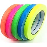 (1.3cm x 20 Yards) - Gaffer Power Spike Tape - Premium Grid and Line Striping Adhesive Tape Dry Erase Tape for Whiteboard Art