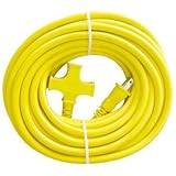 星光商事 KY-2 十字マルチ延長コード10m 黄色