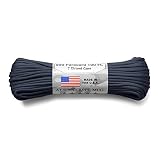 ATWOOD ROPE MFG. アトウッド・ロープ 7Strand 550Lbs パラコード 100フィート MADE IN USA (NAVY)パラコード 4mm 3mm 2mm 万能ロープ