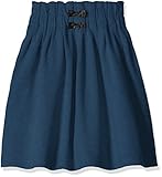 《春秋冬対応》SCHNEE(スネー) フライス天竺起毛スカート 110cm/ブルー NO.F-661435