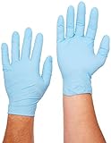 Aviditi GLV2010XL Nitrile Industrial Grade Gloves Powder-Free, Blue, X-Large (Case of 100) [並行輸入品]