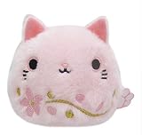 三英貿易(Sanei Boeki) オリジナル ぬいぐるみ ねこだんご 桜ねこだんご さくら W7.5×D6×H7cm アニマル