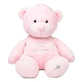 Baby's first christmas bear 11.5in - Pink by Aurora (Pink) by Miss Bo Peep