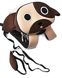 リュック F40C4TMP ハーネス付き ベビー 迷子防止リュック ベビー キッズ 子供用 ぬいぐるみ 3D動物(イヌ)