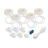 Amertac xpv50hcl 20-watt Xeon direct-itアクセントライトキットPucks、ホワイト、5 - Pack