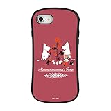 グルマンディーズ ムーミン 【Moominmamma's Rose】 iPhoneSE(第2世代)/8/7/6s/6 (4.7インチ) 対応 ハイブリッドガラスケース ムーミンママ A MMN-97A