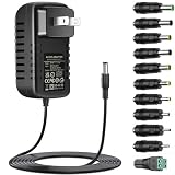 汎用24V ACアダプター DC24V 2A パワーサプライー LEDライト・スピーカー・監視カメラ・モニターなど給電用 安定化電源アダプター 充電器 AC100V→DC24V 1.5A 1A 800mA 600mA 500mA 400mA 200mA 100mA変換アダプター