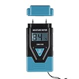 3 In 1 木材水分計 デジタル水分計 ポケット含水率計　LCD数値表示　 2ピンの電気抵抗式　木材等の水分・湿度測定に！
