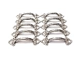 Happy Spring つまみ ハンドル シルバー 全長 5cm ビスピッチ 4cm I (10)