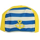 スイミングキャップ ベビー キッズ ストレッチ 水泳帽 スイムキャップ 水泳キャップ サックス-S M