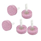 uxcell 軸付砥石　研磨ホイール　ポリッシャーツール　円形　30 x 10mm　5個入り