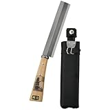 長雲斉 本職用 竹割 鉈 195mm (サヤ付)