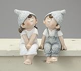 SH9242/　カントリードール　置物　ハンギング　2個セット