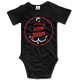 ベビー幼児綿100 %半袖Onesies幼児用ボディスーツキャプテン最初メイトBabysuits カラー: ブラック