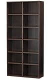 白井産業 【SHIRAI】 書棚 オープンラック 1890 ダークブラウン BZK-CRM1890 DK