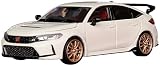 MOTORHELIX 1/64 ホンダ シビック Type R (FL5) チャンピオンシップホワイト Mugen MF10 Wheels 完成品