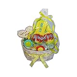 【出産祝い・おむつケーキ】おむつ・おしりふきケーキバスケット　ラヴィマルチベルトカバー　ブライトスターツラトル (ロンドンバス)