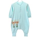 袖 取り外し可能 4シーズン赤ちゃん寝袋 、青 XL