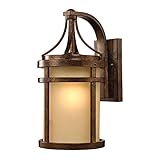 Elk Lighting 45097/1 Winona Collection 1 Light Outdoor Sconce, Hazelnut Bronze [並行輸入品]